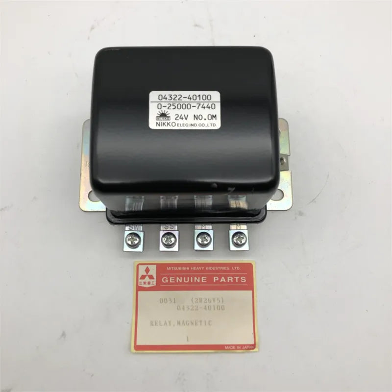 Diselmart 24V 04322-40100 0-2500-7440 Original Relay Fits For Mitsubishi Engine MHI 3B40A