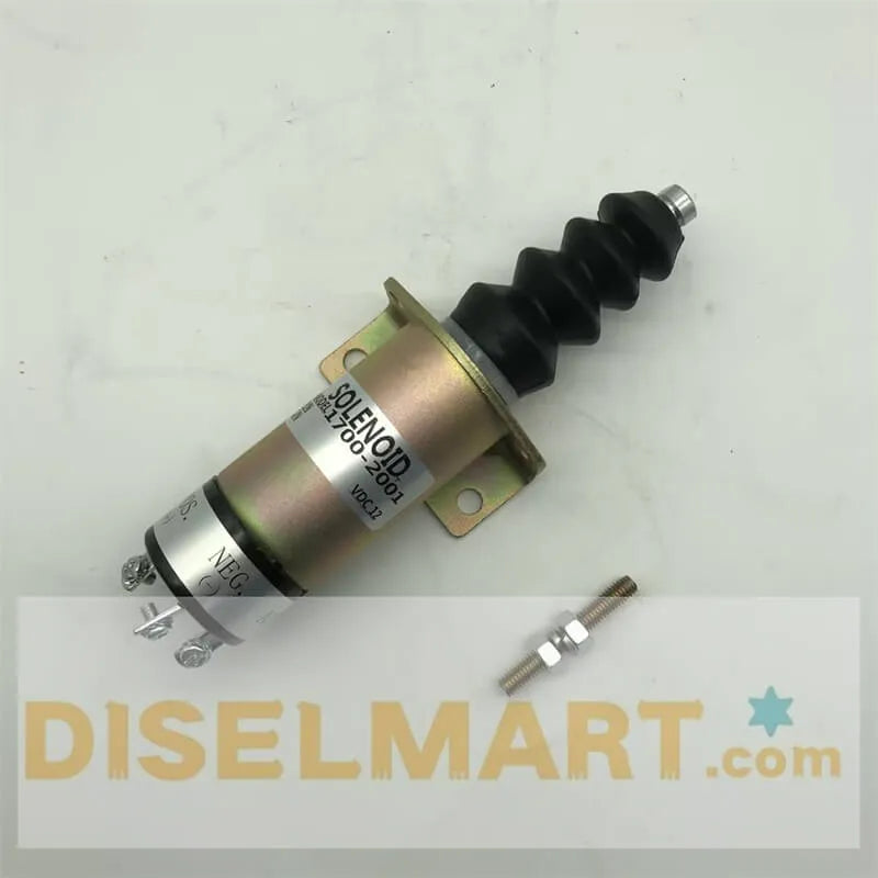 12V 1700-2001 1751ES-12E7UC3B1S5 Fuel Stop Solenoid Valve fits for Woodward