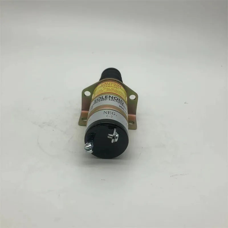 12V 1500-2044 1502-12D6U2B2S1 Fuel Stop Solenoid Valve with 2 terminales fits for Woodward