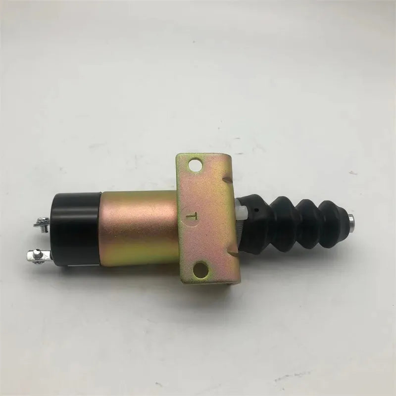 12V 1500-2044 1502-12D6U2B2S1 Fuel Stop Solenoid Valve with 2 terminales fits for Woodward