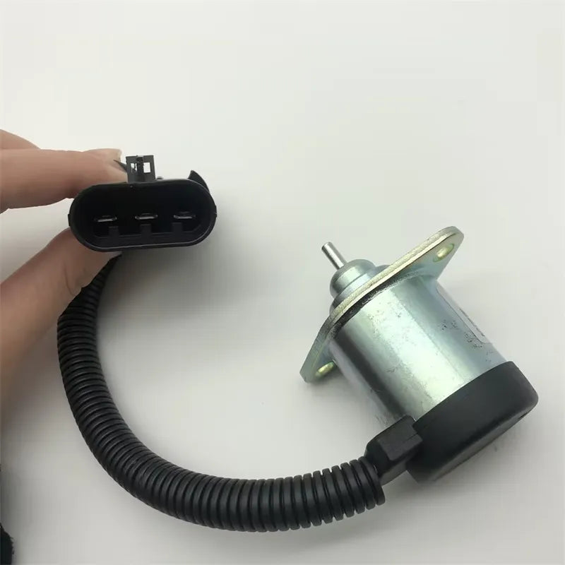 Diselmart 12V 1G577-60010 6689034 Fuel Shutoff Solenoid For Kubota For Bobcat S220 S250 S300 S330 Skid Steer