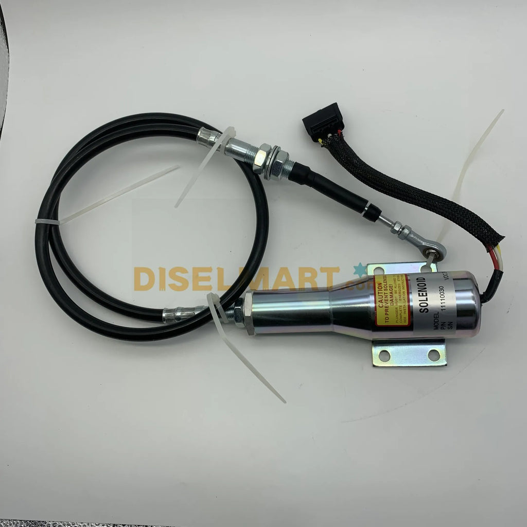 Diselmart 24V SA-4744-24 Fuel Stop Solenoid Valve Fits For Volvo L180D L180DHL L180C L330C L90D