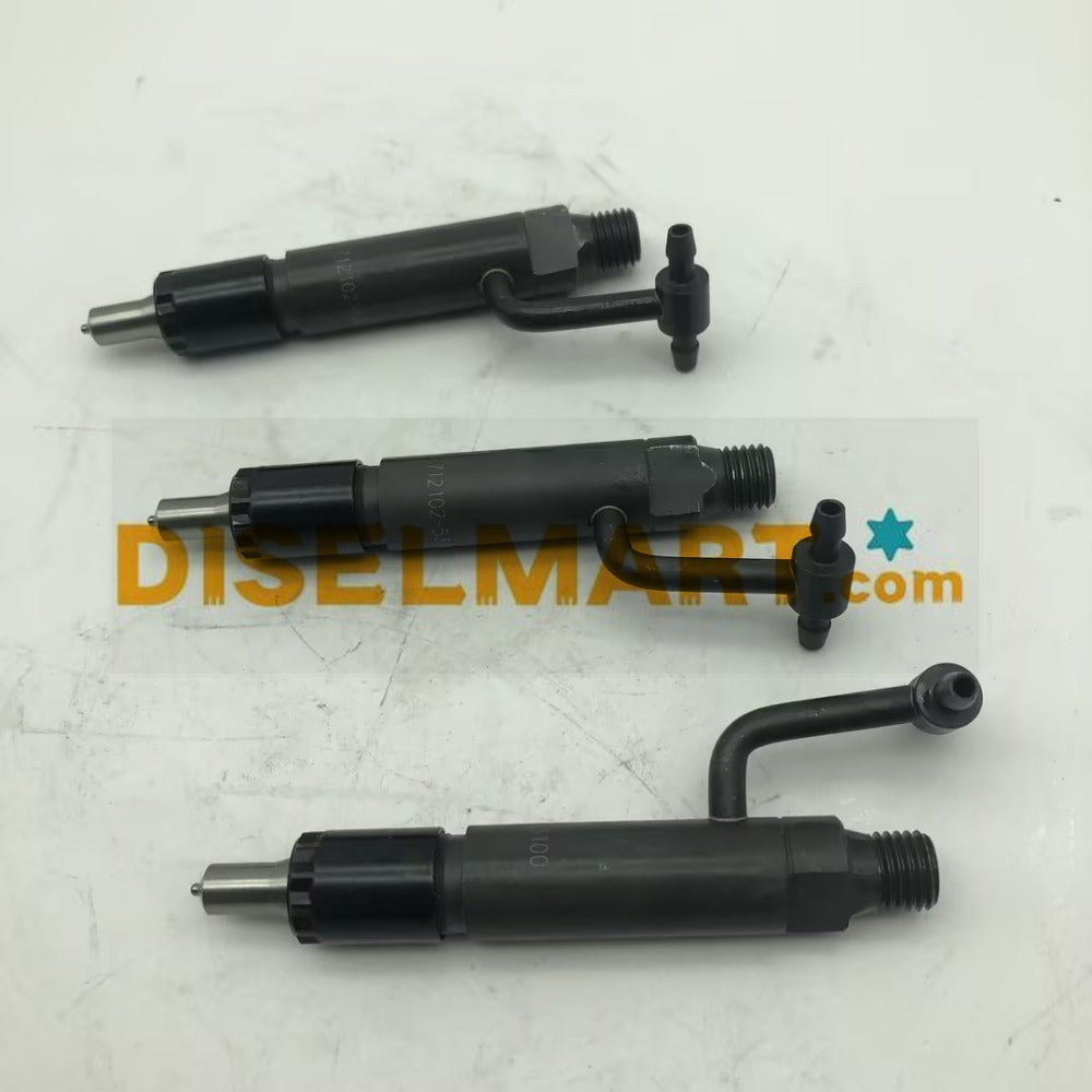 New Fuel Injector YM729503-53100 712102-53100 3pcs for Yanmar 4TNE88 4TNV88 Engine Diesel Engine Spare Part