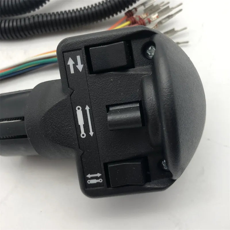 Diselmart Left Auxiliary Four Switch Handle 6680419 for Bobcat Loader 751 753 763 773 863 873 883