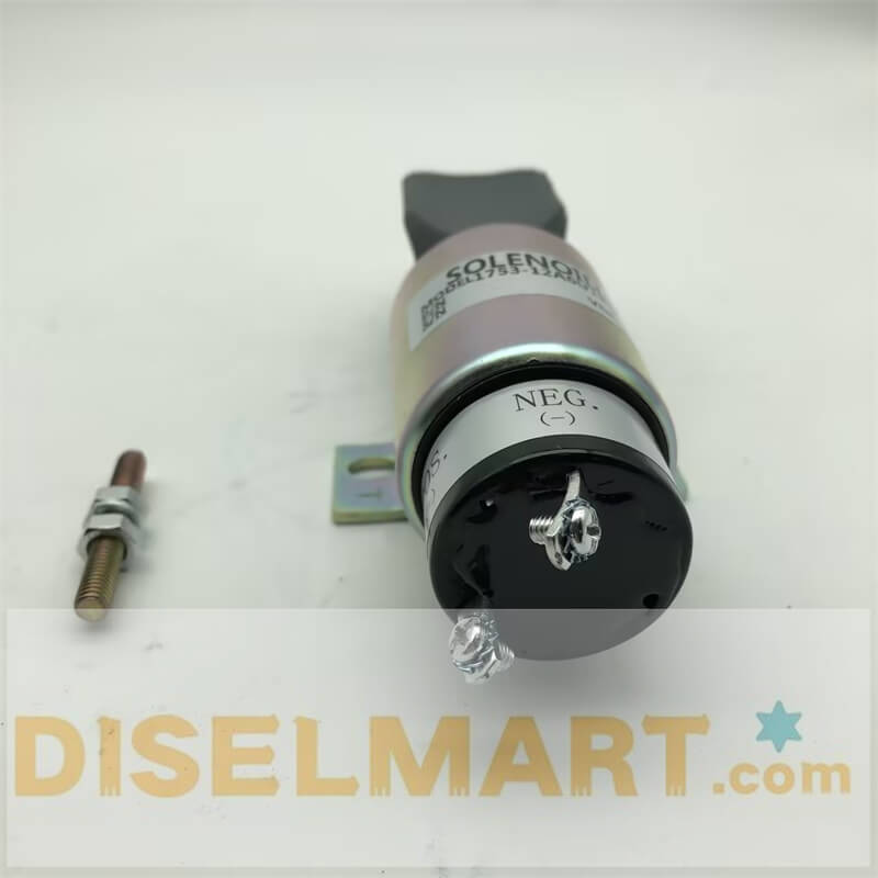Diselmart 12V 1700-2506 1753-12A6U1B1S1 Fuel Stop Solenoid Valve Fits For Woodward