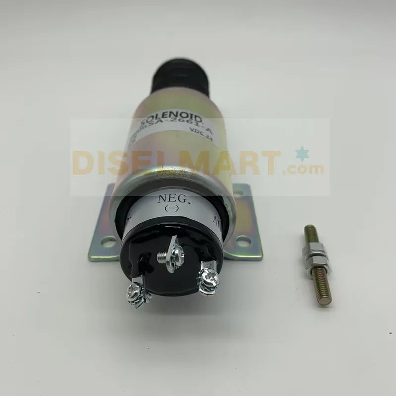 Diselmart 24V SA-2661-A 2001-24E2U1B2A Fuel Stop Solenoid Valve Fits For Woodward 2000 Series