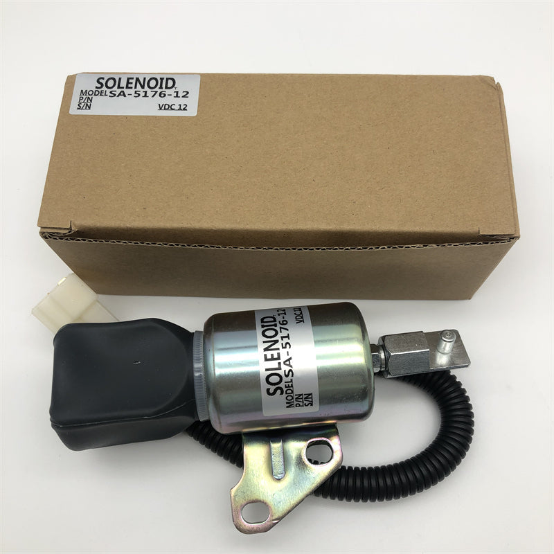 Diselmart 12V 1756ES-12SUC5B1S5 SA-5176-12 Fuel Shutoff Solenoid Valve fits for Kubota D722 D902 Z482