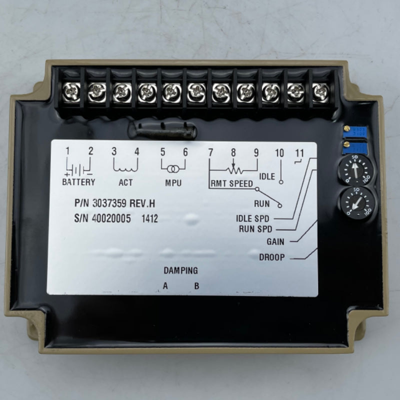 Diselmart EFC 3037359 Speed Controller fits for Cummins Generator 4BT 6BT 6CT for Diesel Generator Genset