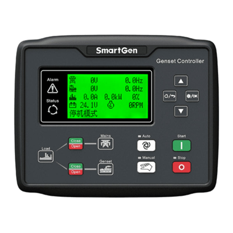 HGM6120CAN Generator controller, AMF + one mains one gen system + CANBUS interface for SmartGen