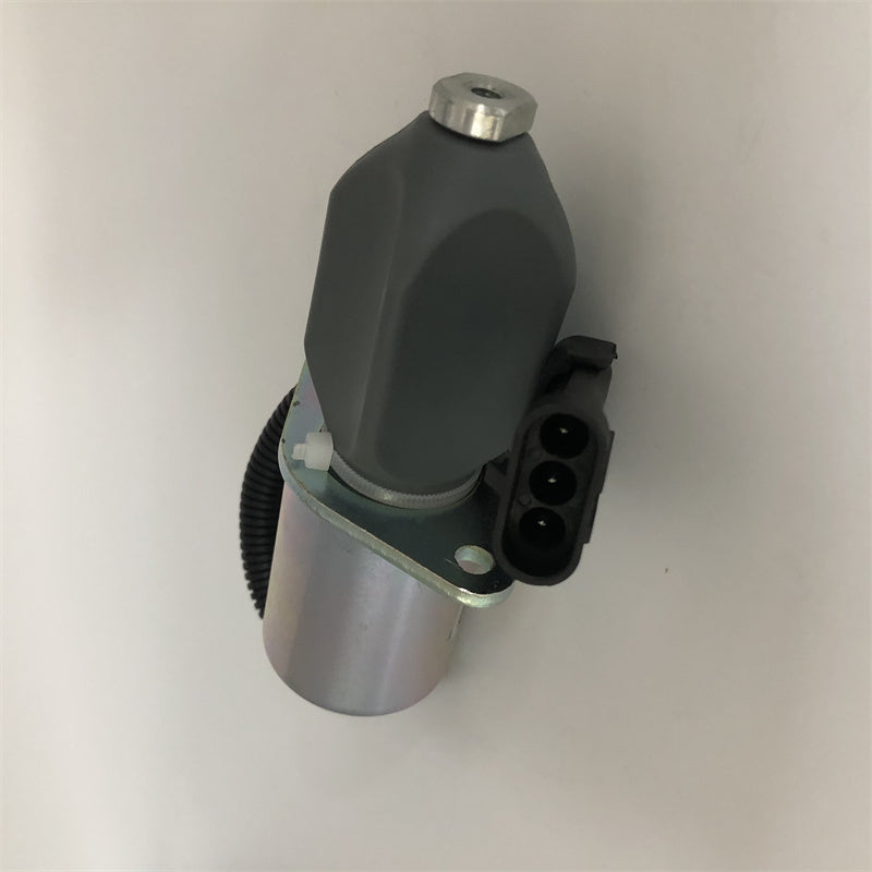 Diselmart 12V 3919422 Round Pin Fuel Shutoff Solenoid 2-1/2 for 5.9 8.3L Cummins