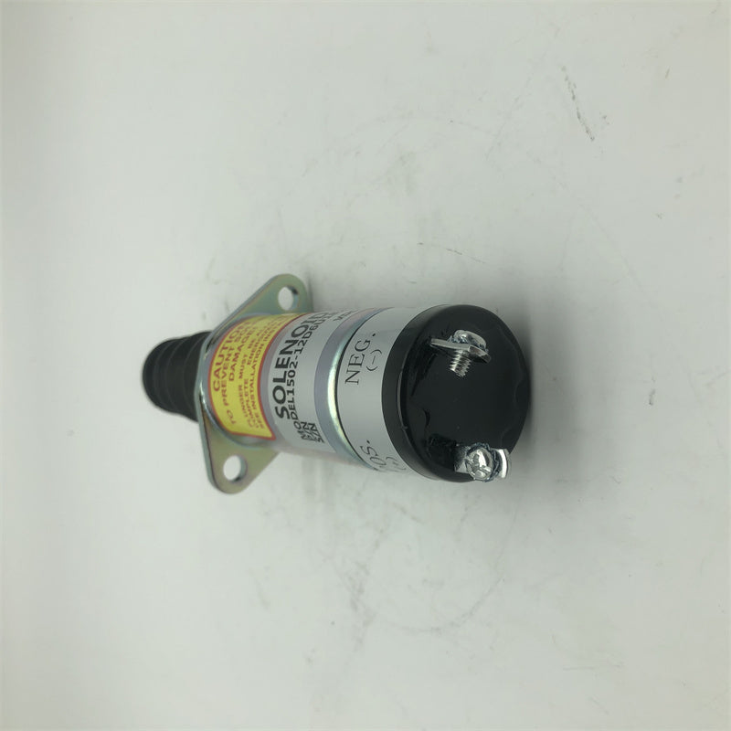 Diselmart 12V 1500-2003 1502-12D6U1B2S1 Diesel Fuel Stop Solenoid For Woodward with 2 Terminals