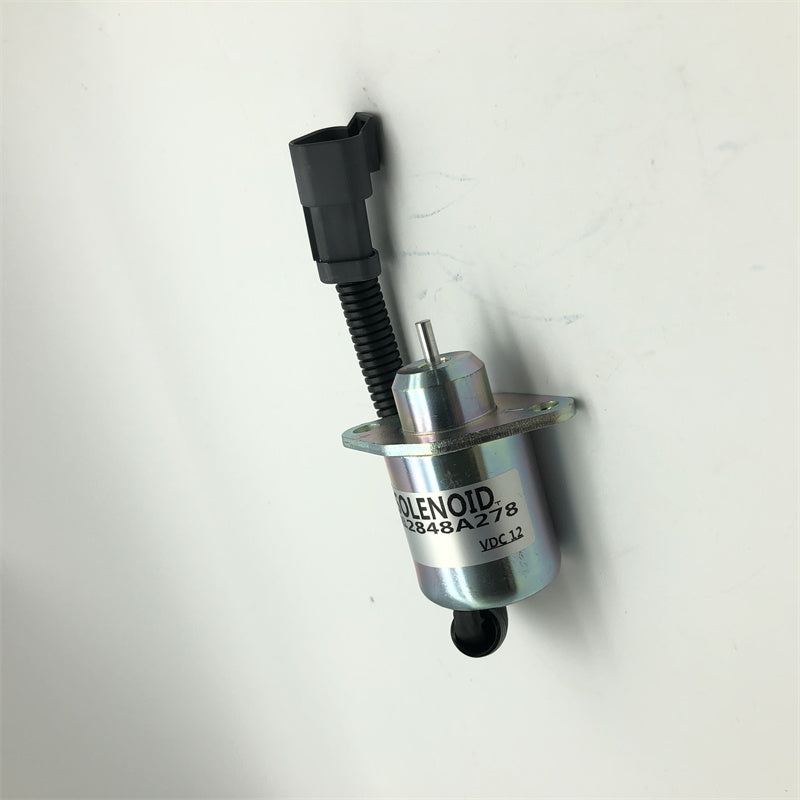 Diselmart 12V 2848A278 Fuel Stop Solenoid compatible with CAT246 Perkins 700 Series Engine