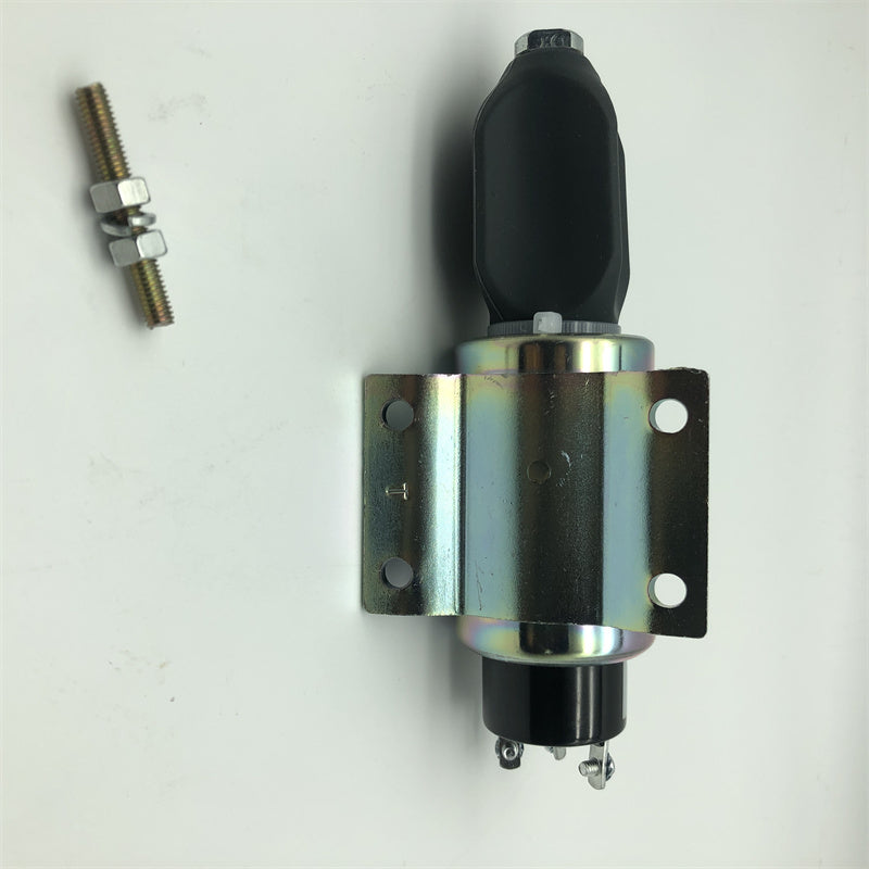 Diselmart 12V SA-3838-12 2003-12E7U1B1SA Stop Solenoid with 3 Terminals for Woodward