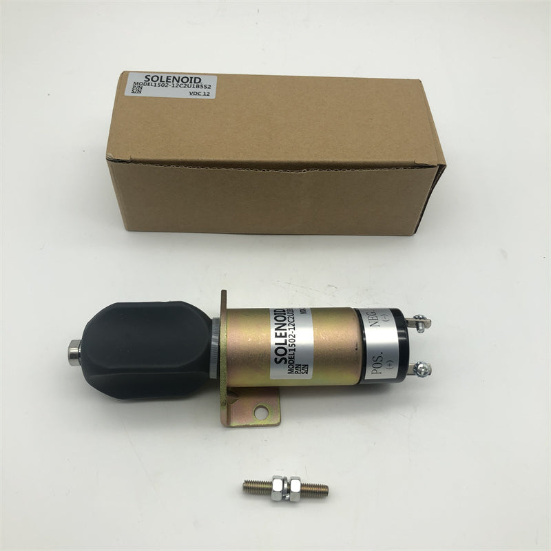 12V 1500-3026 1502-12C2U1B5S2 Diesel Shut Down Solenoid For Woodward Skyjack 103007