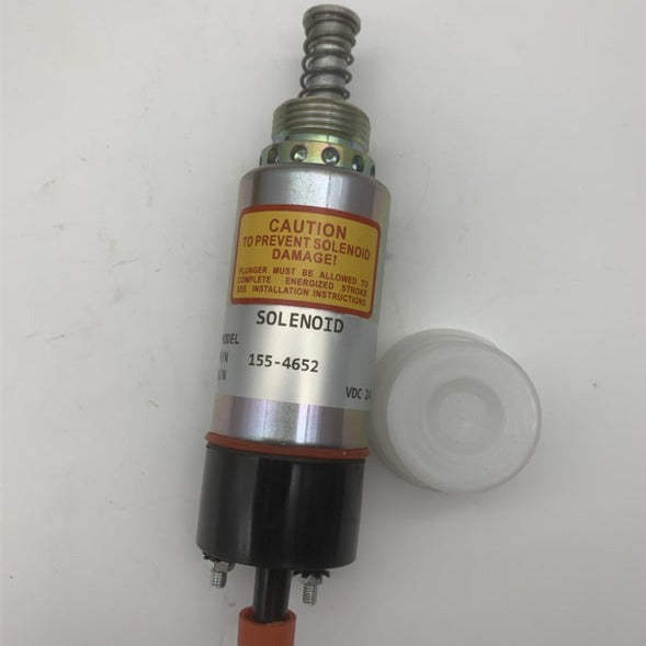Diselmart 12V 155-4651 8C-3664 Fuel Shutoff Solenoid fits for Caterpillar E325 446B 446D Excavator