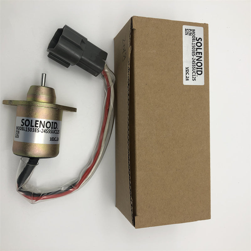 Diselmart 24V 1503ES-24S5SUC12S Fuel Shutoff Solenoid Valve fits for Yanmar John Deere Hyundai Tractor