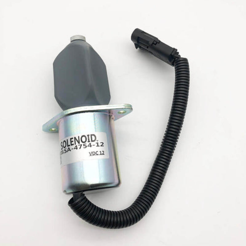 Diselmart 12V 1753ES-12A6UC3B1S1 New Fuel Shut-Off Solenoid Fits For Cummins Yanmar Kubota