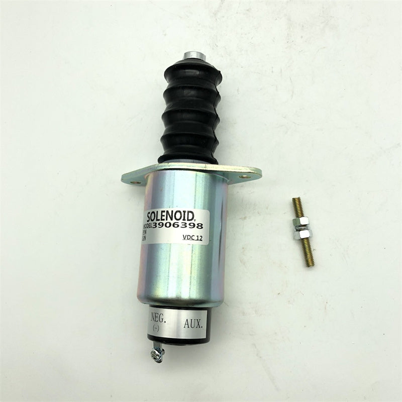 Diselmart 12V 3906398 SA-3151-12 Diesel Flameout Switch Fits For Cummins 6C 8.3L & 4BT 3.3L/3.9L Engines