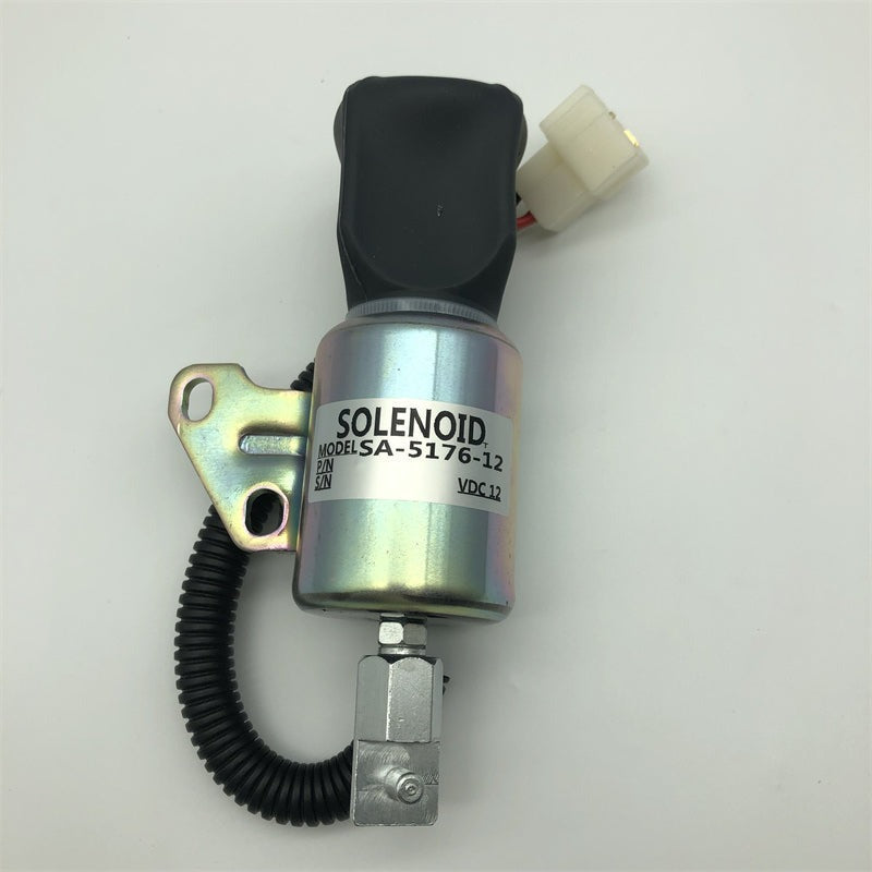Diselmart 12V SA-5176-12 1756ES-12 16851-57723 Fuel Stop Shut Off Solenoid for Woodward