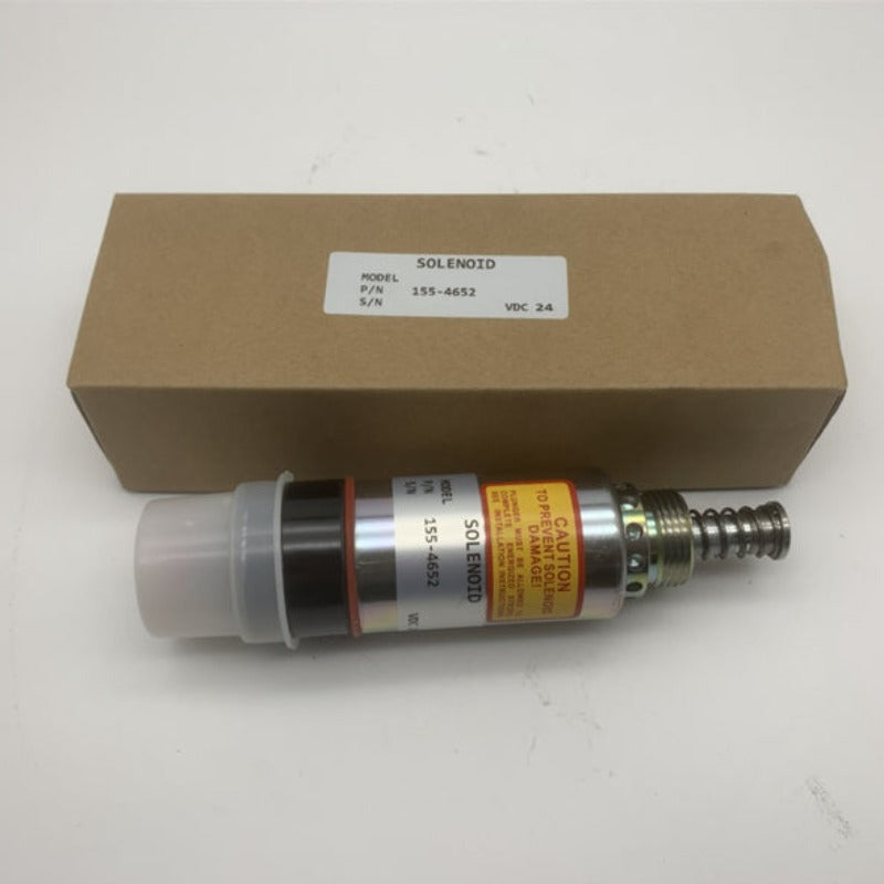 Diselmart 12V 155-4651 8C-3664 Fuel Shutoff Solenoid fits for Caterpillar E325 446B 446D Excavator