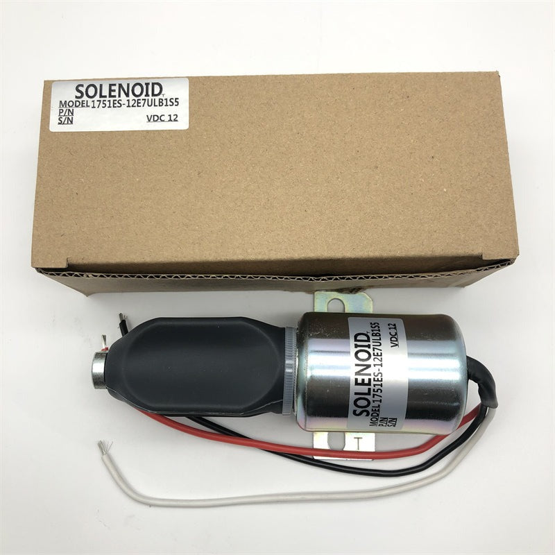 Diselmart 12V 1700-1507 1751ES-12E7ULB1S5 Stop Solenoid for Woodward Engine Synchro-Start