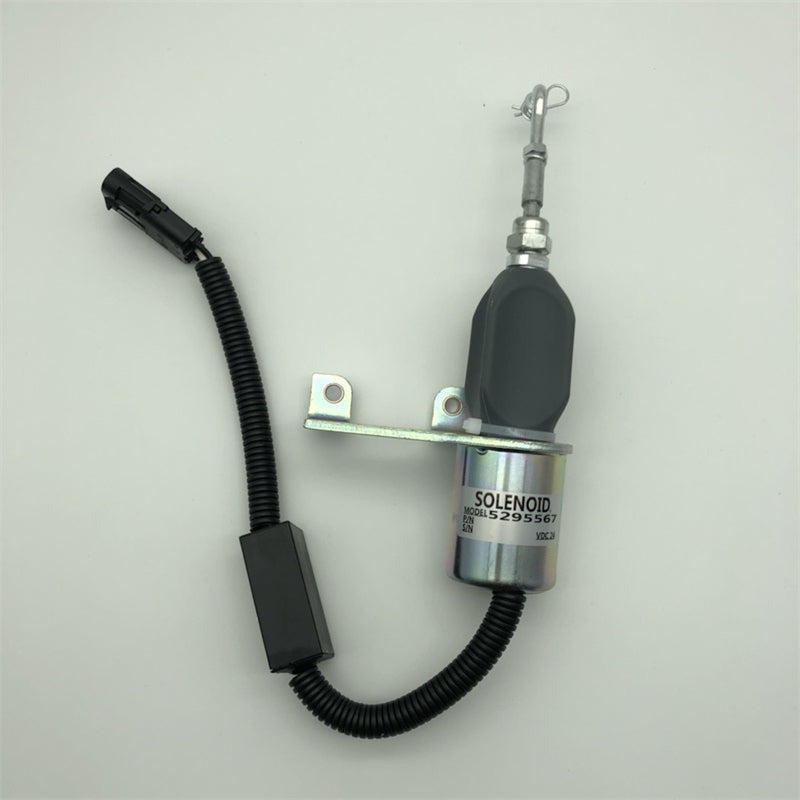 Diselmart 24V 5295567 4942879 D59-002-01A Fuel Shut Off Solenoid fits for Cummins Heavy Equipment