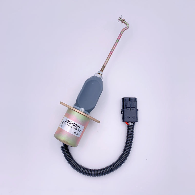 12V SA-3999-12 1752ES RSV Diesel Stop Solenoid with 3 wire 3 Terminal for Woodward for Cummins