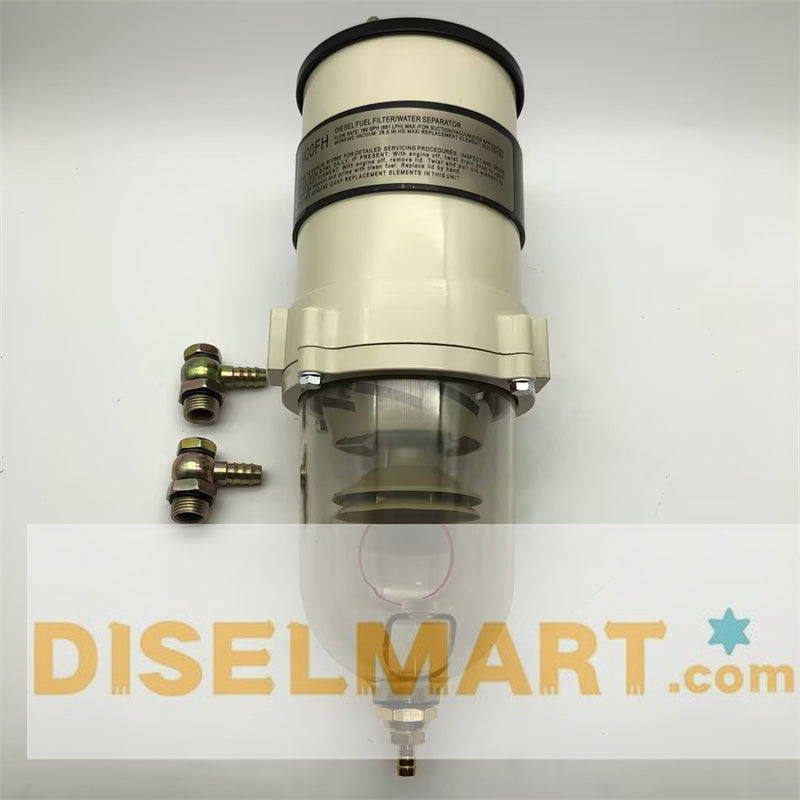 Diselmart 900FH30 30 Micron Fuel Filter Water Separator for Caterpillar CAT 900FG 900FH Racor