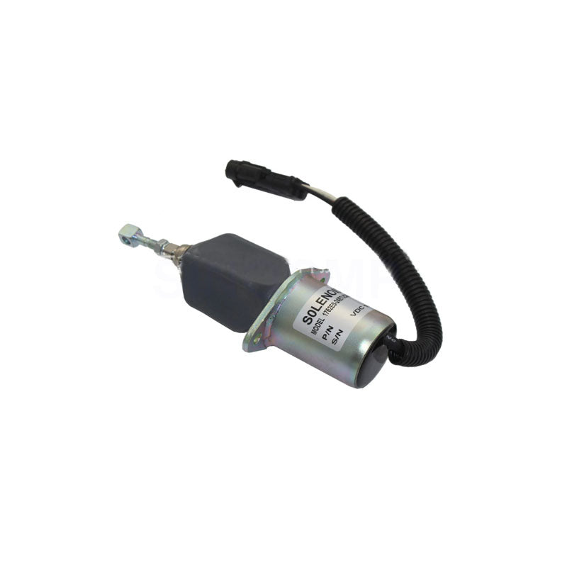 12V Stop Solenoid Valve 3930235 SA-4348-12 for Cummins Engine 6C 8.3 ...