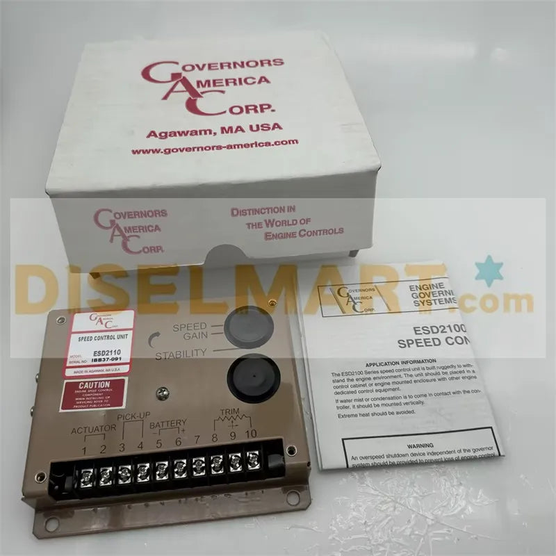 Diselmart New Original ESD2110 ESD-2110 engine speed governer Speed Control fits for GAC