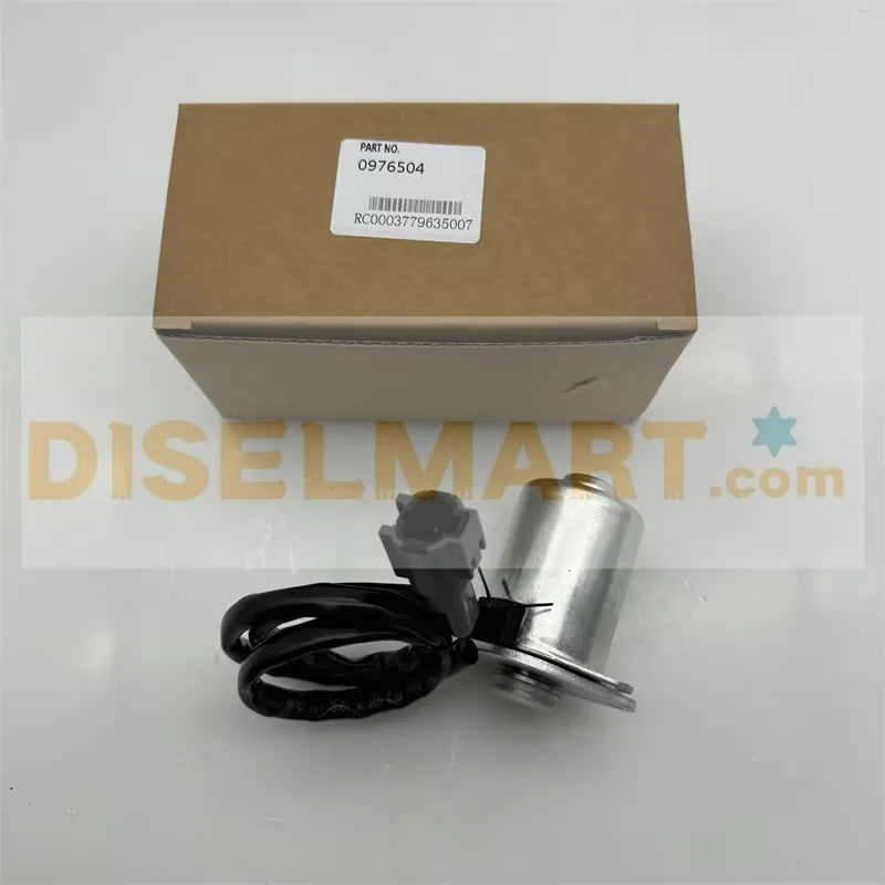 Diselmart Solenoid Valve 0976504 Fits for John Deere Engine 4045 6068 6090 Excavator 120D 160DLC 160GLC 190GW 200DLC 2154D