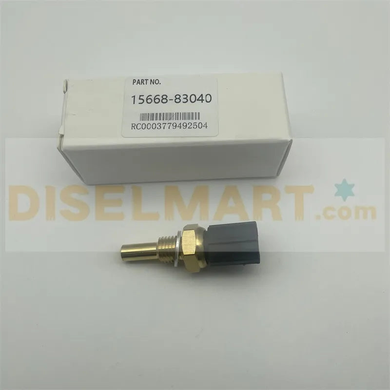 Diselmart Water Temperature Sensor 15668-83040 for Kubota V3300 V3600 V3800 V3307