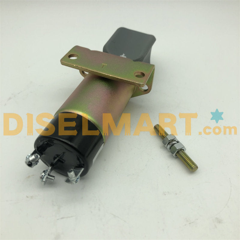 Diselmart 12V SA-3788 1751-12F2U1BA W/1" PADS SO Diesel Stop Solenoid