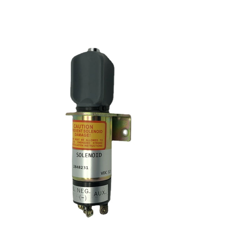 Diselmart 12V 1502-12C2U1B1S1A 3740144 Fuel Stop Solenoid 3 Terminal Replaces Fits For Woodward