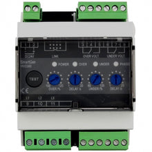 HVD300 Voltage Monitoring Relay Control Power Distribution Module, 35mm Din Rail